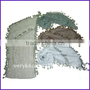 Fashion Girls Fringe Scarf / Shawl (FCH-10088) thumbnail-1