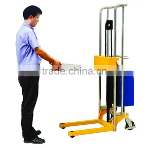 Electric Hydraulic Fork Lift Type Forklift Half Pallet Stacker thumbnail-2