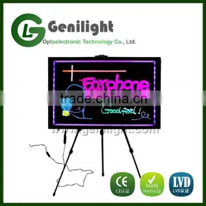 Flashing Remote Control Illuminated Erasable Neon LED Message Menu Sign Writing Board thumbnail-6