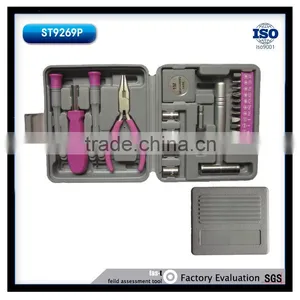 28 Pcs Mini Combination Home Use Hand Tool Kit Box thumbnail-2