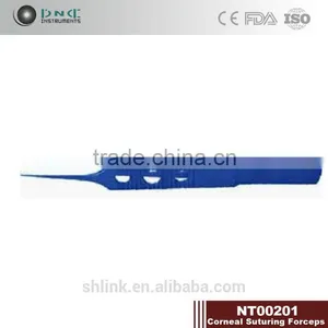 Surgical Instrument Sraight Corneal Suturing Forceps NT00201 thumbnail-1