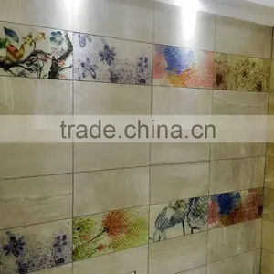 Italy Style Wall Paper Design Glazed Inkjet Porcelain Slate Decorative Wall Tile thumbnail-1
