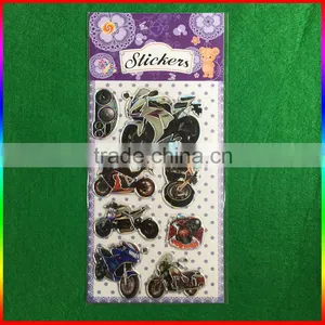 Embossed PVC Stickers Motorcycle Race Stickers thumbnail-1