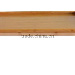 BR002 Folding 4 Legs Bamboo Breakfast Serving Tray thumbnail-1