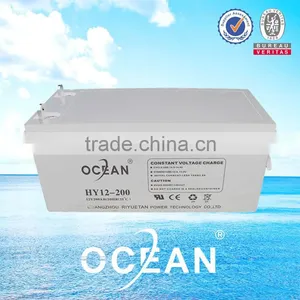1200ah 12v Solar Battery the Ocean Brand Gel Batterie for PV System thumbnail-1