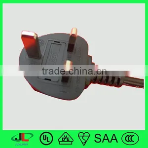 BS1363 Approved ,non-grounding, Assemble and Install of 2P+E Pins BS Plug With Fuse3 thumbnail-1