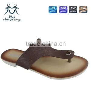 China Shoe Factory Hot Sale Slipper Flip Flop for Lady Women thumbnail-1