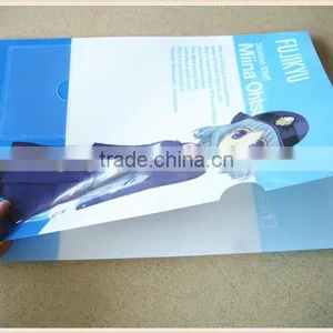 Fancy Clear L Shape File Folder UV Printing thumbnail-3