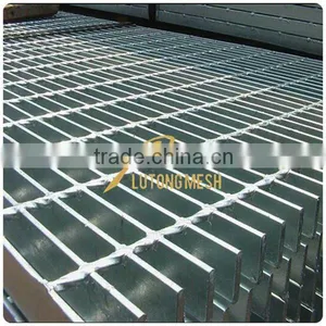 High Quality Platform Flooring Galvanized Steel Bar Grating thumbnail-1