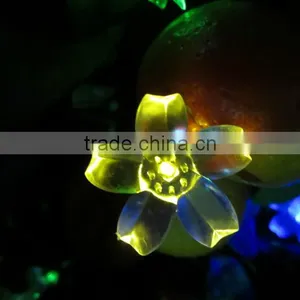The Colourful Peach Blossom of Solar Christmas Lights thumbnail-4