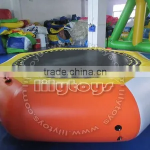 2016 Crazy Inflatable Trampoline Rental, Water Air Bouncer, Inflatable Water Jumping Trampoline thumbnail-1