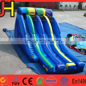 2016 Triple Splash Adult Size Giant Inflatable Water Slide With Pool thumbnail-1
