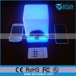 Wireless Waterproof Portable Rgb Color Changing Mini Cube Bluetooth Speakers Led thumbnail-1