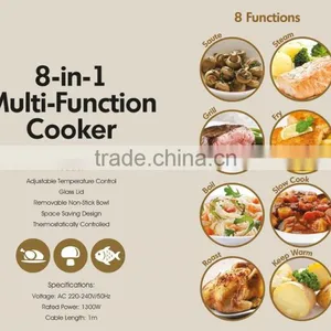 Kawachi 8-in-1 Multi Function Ultra Chef Multi Cooker-White thumbnail-2