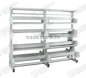 Newspaper Shelf ackinformation Shelfmodern BookshelfDouble Side Book Rack thumbnail-1