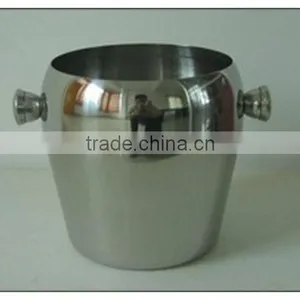 1.0L Stainless Steel Ice Bucket With Handle thumbnail-1