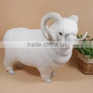 Wholesale Plush Life Size Goat Outdoor Animated Christmas Decorations, Plastic Animals Garden Decoration thumbnail-6