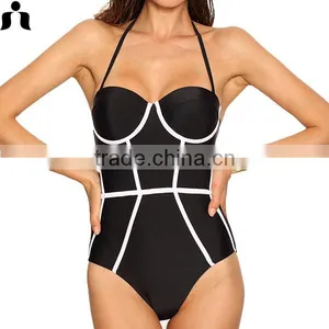 Fashion Designer 2017 Sexy Girl One- Piece Swimwear thumbnail-1