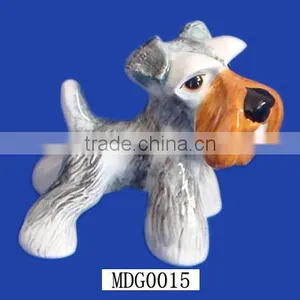 Hand Made Vintage Ceramic Dog Figurine Terrier thumbnail-1