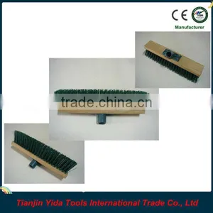 Wood Block Floor Cleaning Broom With Plastic Adaptor thumbnail-1
