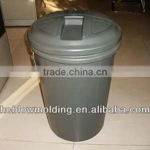 OEM Blow Molding Plastic Recycle Storage Bins HDPE Waste Container for Sale thumbnail-3