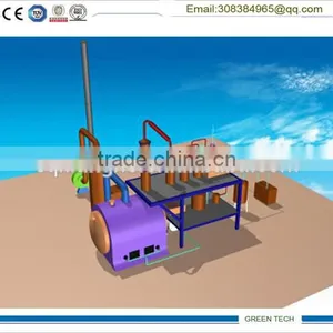 Used Engine Oil Refining Plant Getting Good Yellow Color Oil thumbnail-1