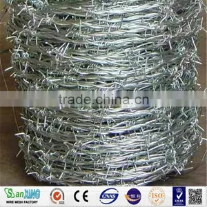 12 Gauge Barbed Wire Coil Type Galvanized Barbed Wire thumbnail-3