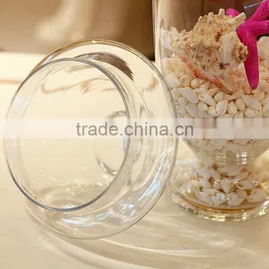 Creative Clear Glass Jars With Lid for Wedding Table Centerpieces thumbnail-4