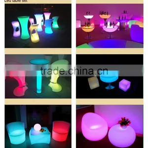 Battery Operated Glowing Furniture/bar Furniture/lighting Led Table thumbnail-6