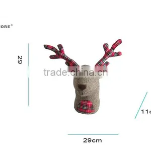Store More Christmas Deer Animal Polyeater Stone Stuffed Door Stopper thumbnail-2