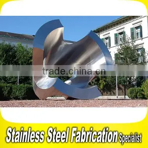 Modern Sculpture Stainless Steel Sculpture Large Outdoor Sculpture thumbnail-2