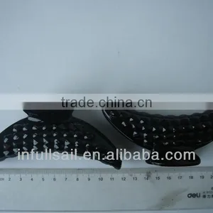 Fashion Black Plastic Hair Claw Clip thumbnail-1