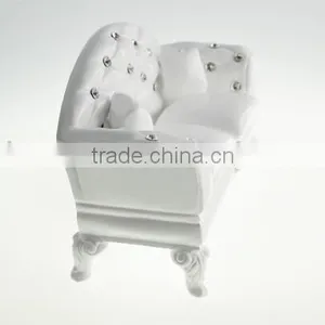 Wholesale Polyresin Decorative Sofa Jewelry Box With Swarovski Crystals thumbnail-3