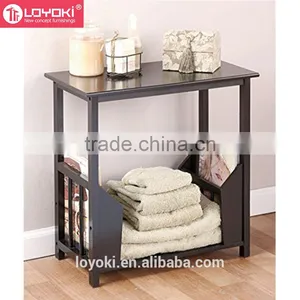 Magazine Table Wooden Magazine Storage Rack High Quality Sofa Side Table Wholesale thumbnail-2