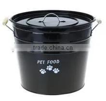Full Color Printing Metal Storage Bucket for Pet Food thumbnail-1