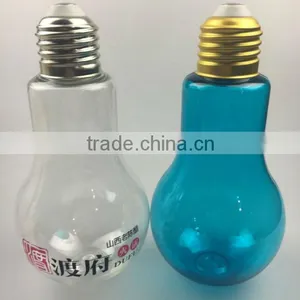 50ml 100ml Light Bulb Shaped Plastic Bottle Shaker thumbnail-5