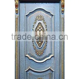 Classic French Style Solid Wood Framed Swing Single Entry Door BF11-09223b thumbnail-4