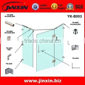 JINXIN Bathroom Sliding Shower Door Parts With SGS Certificate thumbnail-1