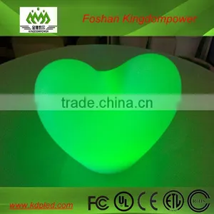 Beautiful Flashing Plastic Shell Battery Powered Led Cordless Heart Lighting thumbnail-1