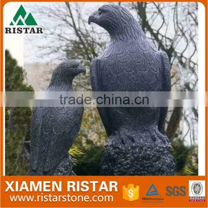 Granite and Marble Stone Animal Carvings Black Crow thumbnail-1
