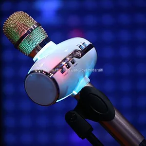 DRT H9 Бесконтактный караоке-микрофон 2017 Новый караоке-микрофон с басовым диафрагмой для домашнего кинотеатра и открытого KTV thumbnail-4