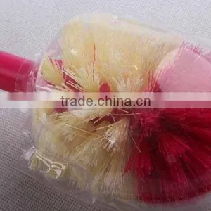 Plastic Long Handle Toilet Brush,double Colors Cleaning Brush-5228 thumbnail-4