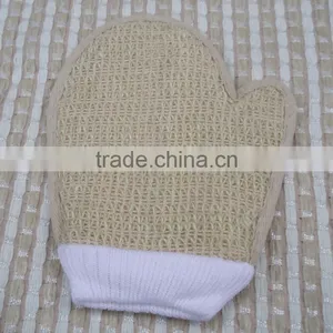 Hot Selling Natural Loofah Bath Gloves for Bath Spa and Shower thumbnail-3