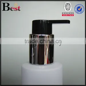 Cosmetic Screen Printing Flat Shoulder Beard Oil Pomade Shampoo Detergent Lotion White Aluminum Pump 200ml Plastic Bottle thumbnail-3