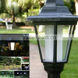 Solar Powered Outdoor Garden LED Light Path/Yard /Landscape Post Lawn Lamp thumbnail-1