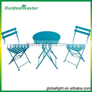 3-Piece Folding Cheap Bistro Set Lemon Green thumbnail-2