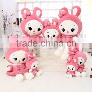 China Wholesale Cheap Farm Animal Toys Stuffed Toy Rabbit Wholesale thumbnail-1