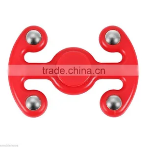 Fidget Hand Spinner Finger Toy Stress Reliever Killing Time Adults/Kids Red thumbnail-2