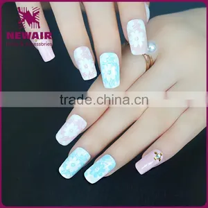 NEWAIR New Fashion Bright Flower Colorful Nail Sticker for Young Girls thumbnail-2