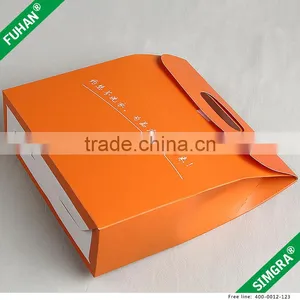 Factory Customized Paper Craft Gift Boxes Handle Bag thumbnail-3